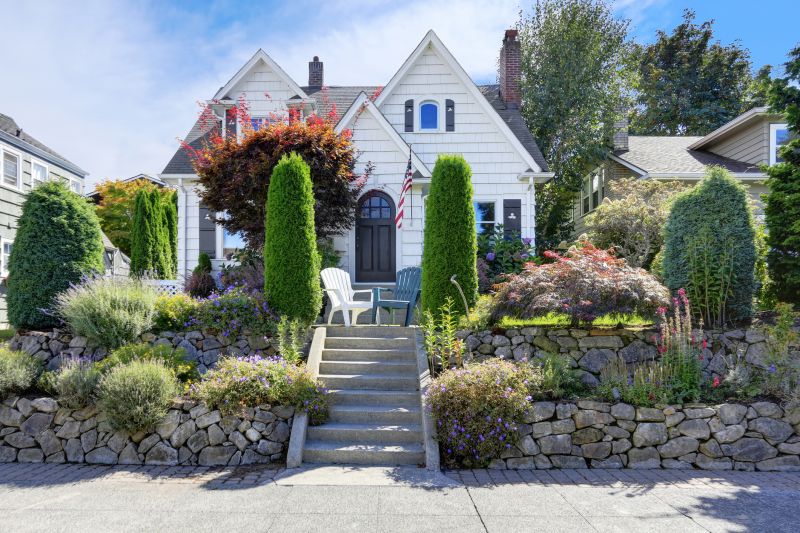Stone Wall Hardscaping detail